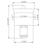 Motor 70 Culvert 129mm 12-blade EDF Ducted Fan 2850-6S Brushless Motor Dynamic Balance High Power for Rc Jet Airplane EDF Plane